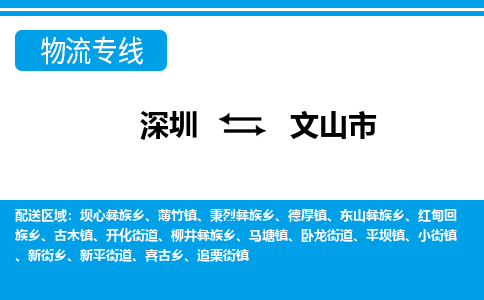 深圳到文山市物流專(zhuān)線(xiàn)-深圳至文山市貨運(yùn)公司