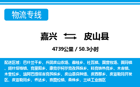 嘉興到皮山縣物流專線-嘉興至皮山縣貨運(yùn)公司