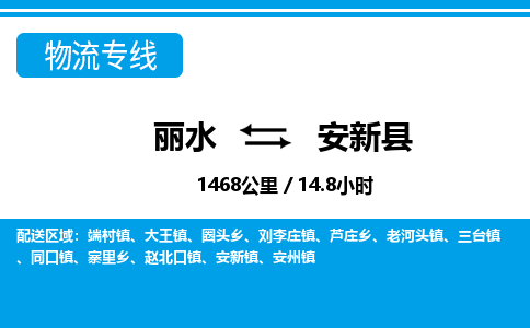 麗水到安新縣物流專(zhuān)線(xiàn)-麗水至安新縣貨運(yùn)公司