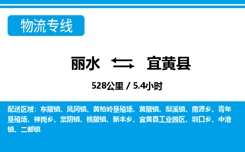 麗水到宜黃縣物流專線-麗水至宜黃縣貨運公司